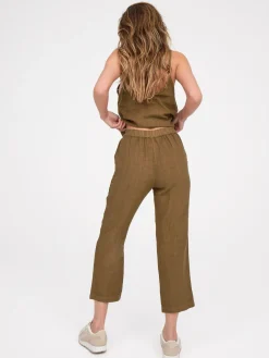 Linen High Waisted Pant