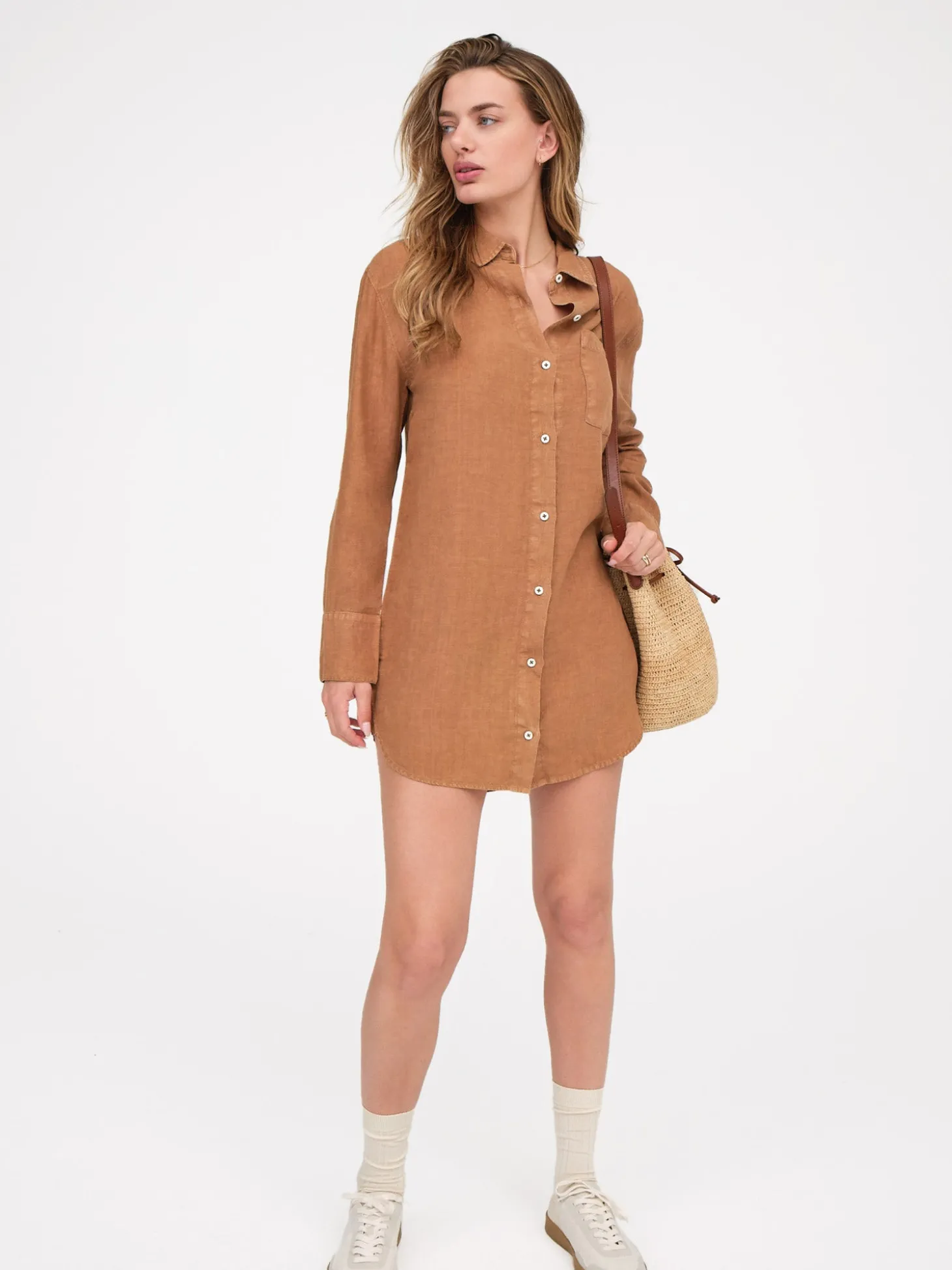 Linen Shirt Dress