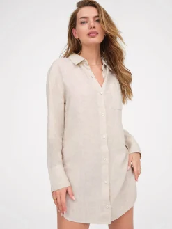 Linen Shirt Dress