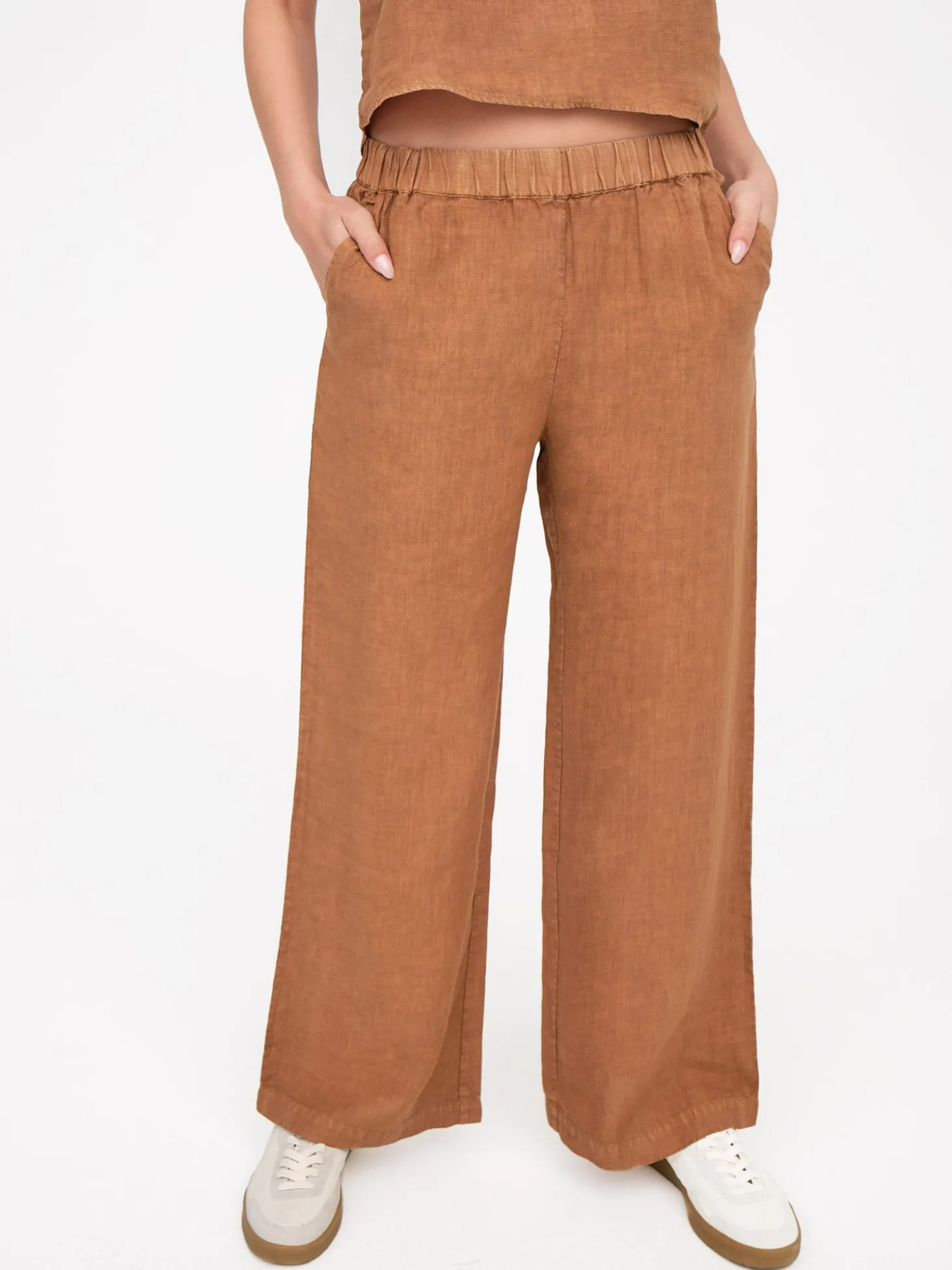 Linen Wide Leg Pant
