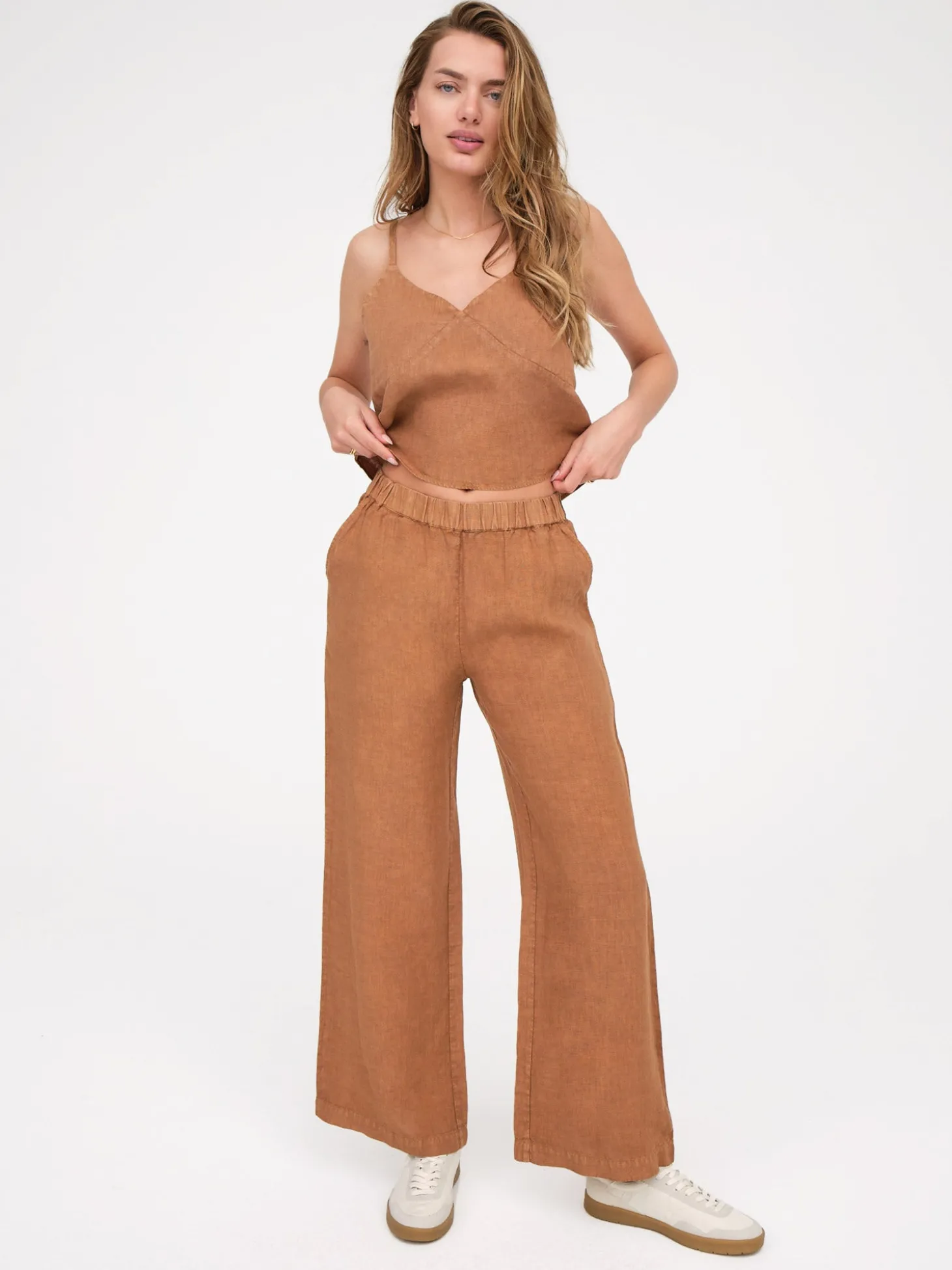 Linen Wide Leg Pant