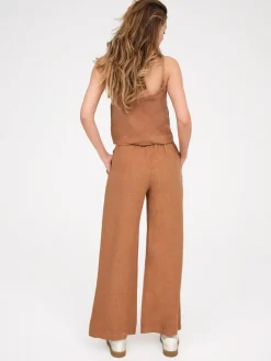 Linen Wide Leg Pant