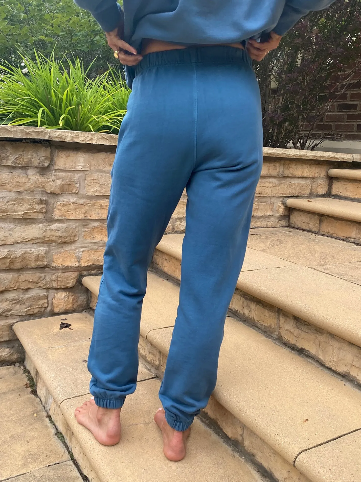 Mate X White Hair Wisdom Organic Fleece Relaxed Pocket Sweatpant