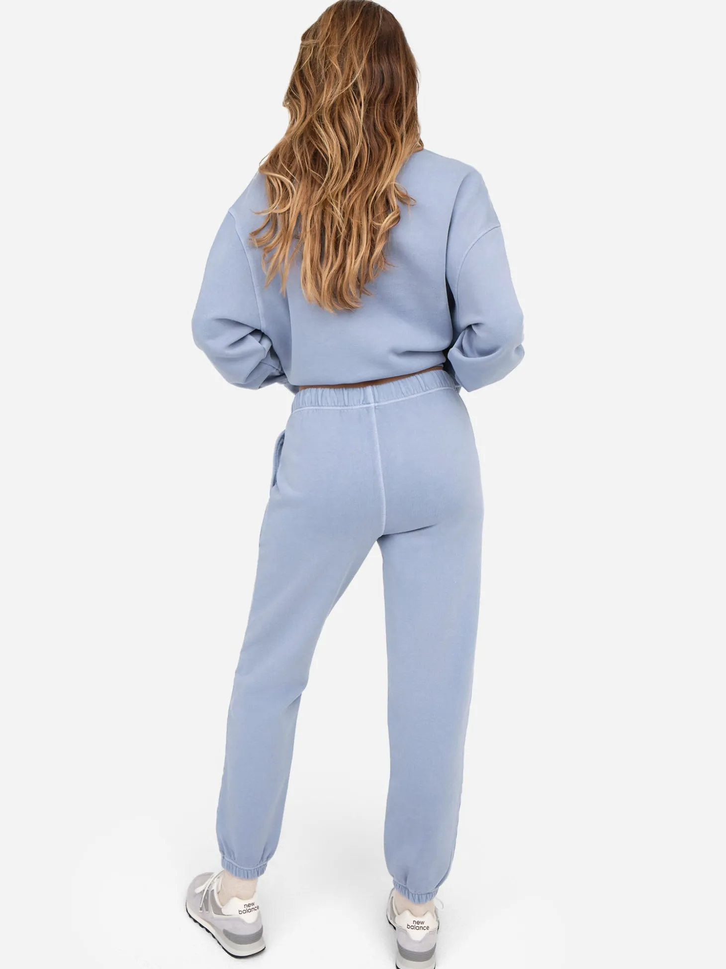 Organic Fleece Embroidered Oversized Sweatshirt