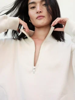 Organic Fleece Half-Zip Sweatshirt