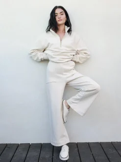 Organic Fleece Half-Zip Sweatshirt