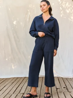 Organic Fleece Half-Zip Sweatshirt