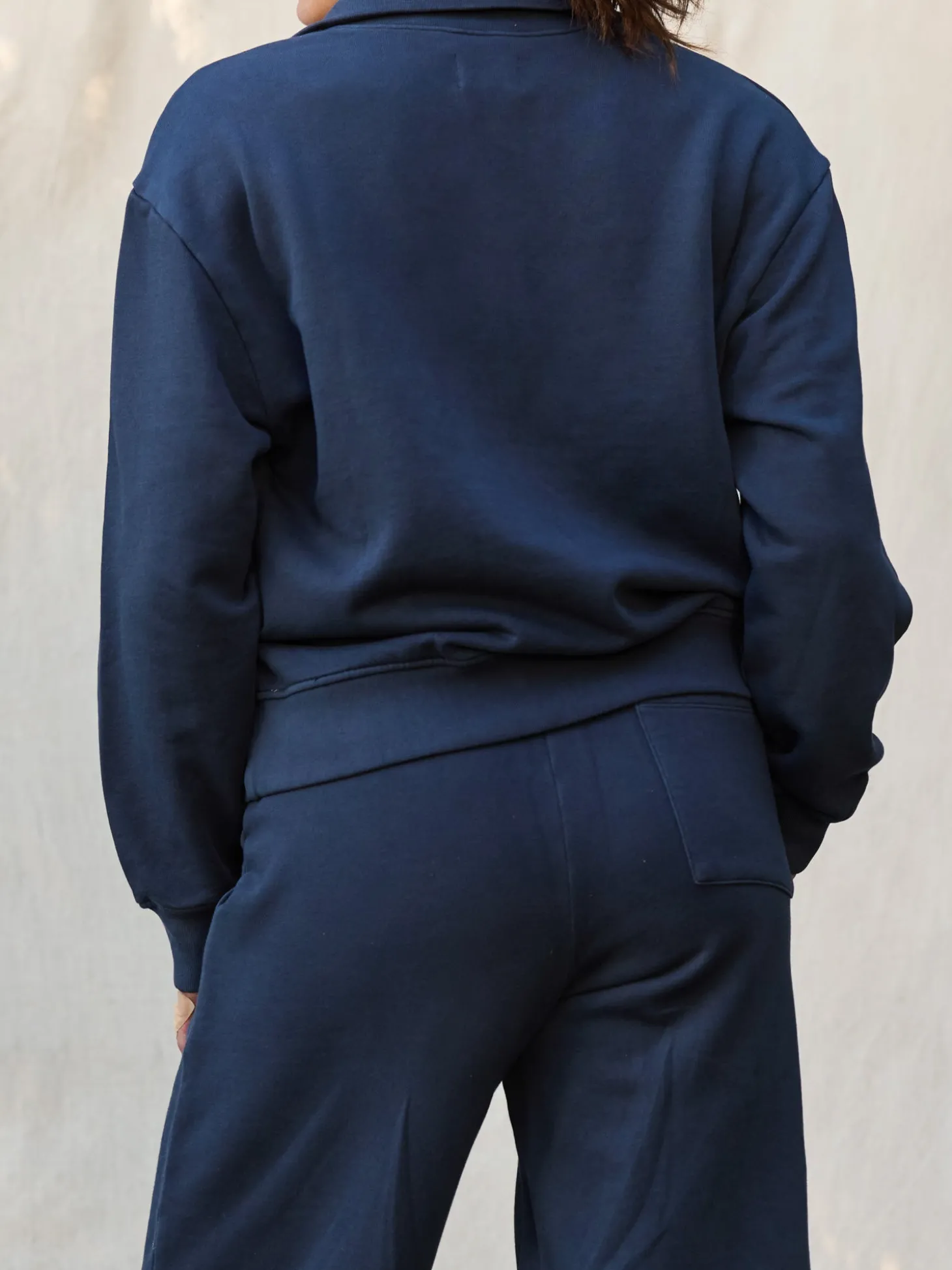 Organic Fleece Half-Zip Sweatshirt