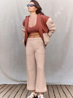 Organic Fleece Oversized Zip Hoodie