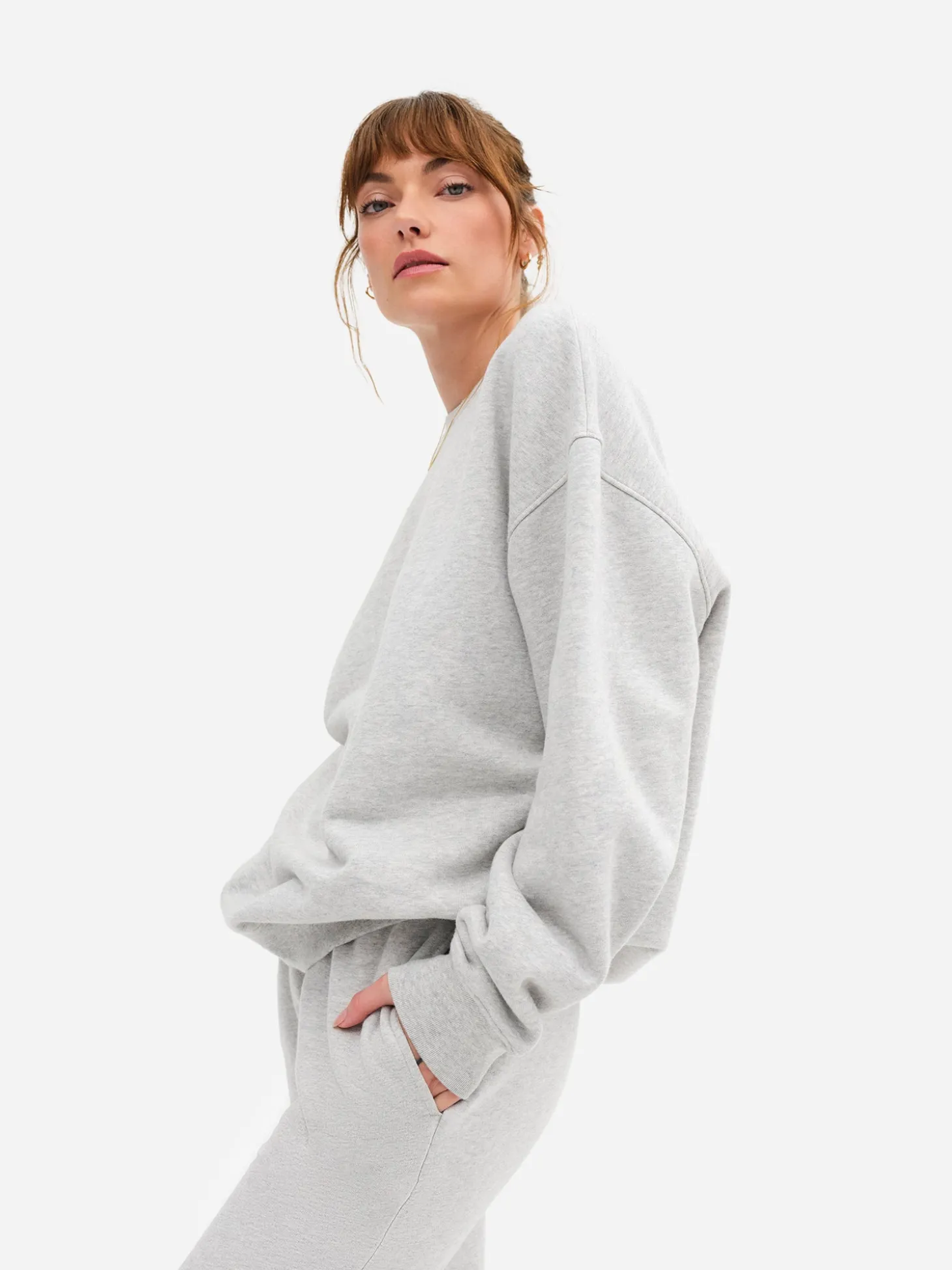 Organic Fleece Oversized Sweatshirt