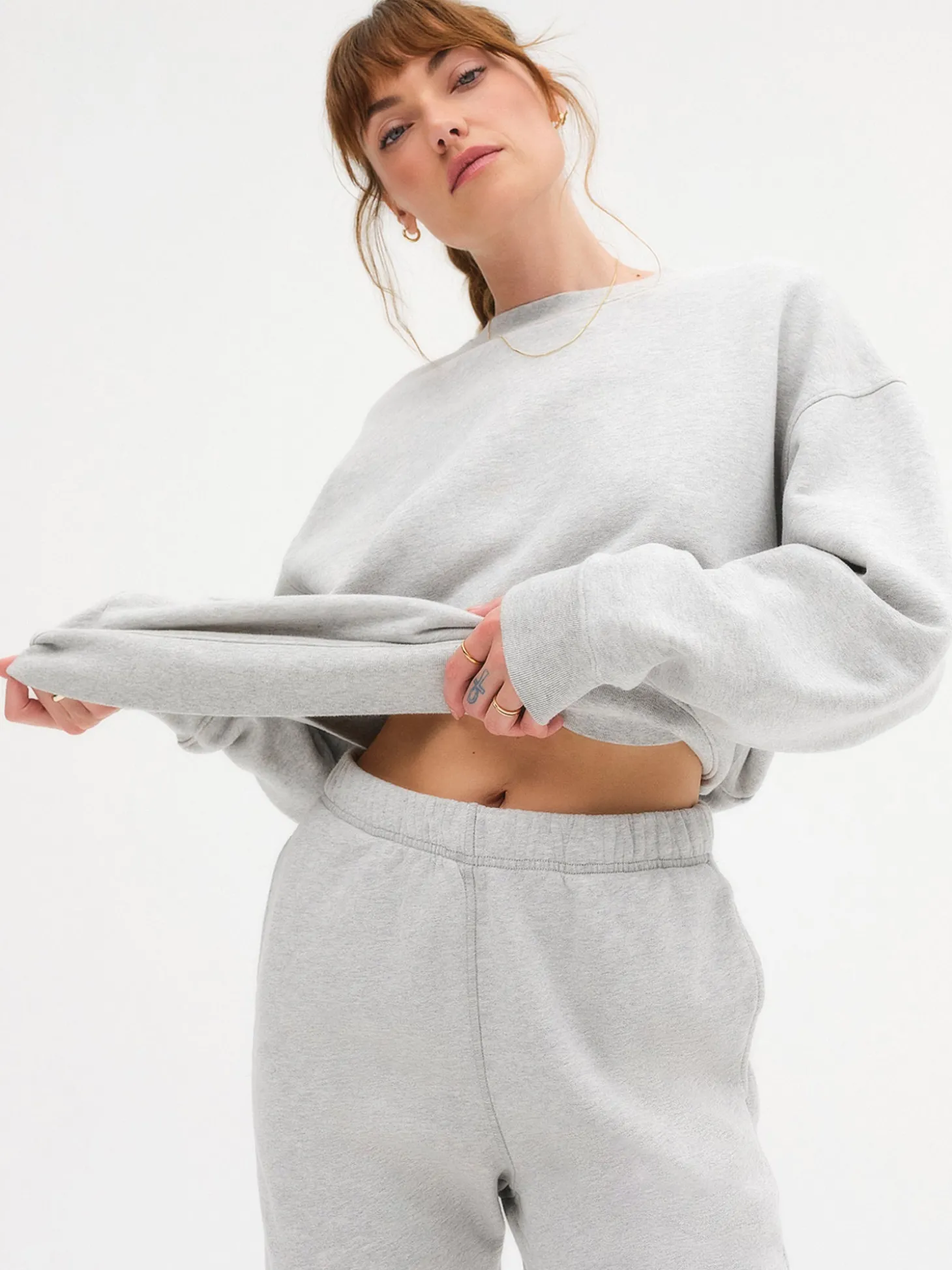 Organic Fleece Oversized Sweatshirt