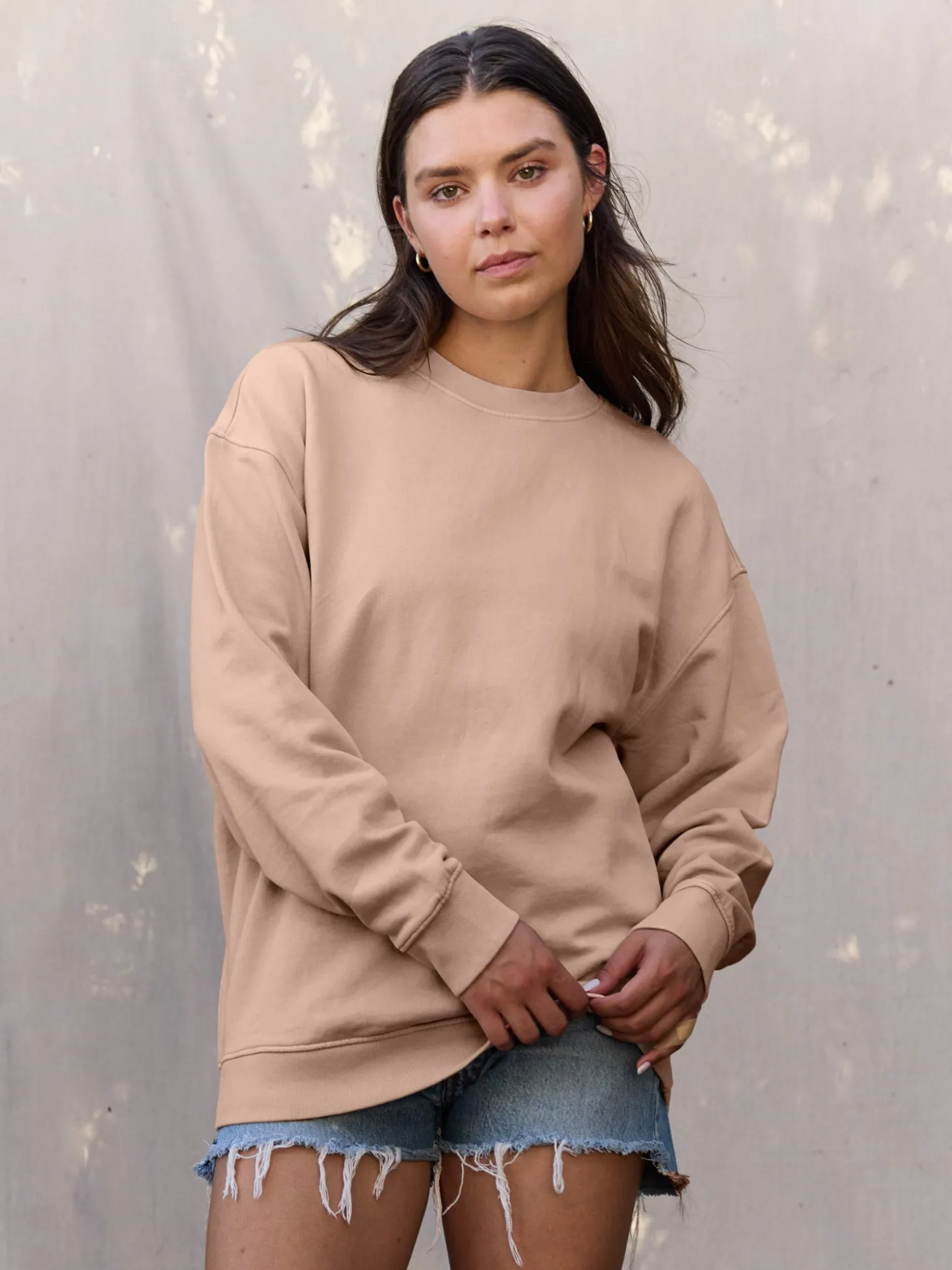 Organic Fleece Oversized Sweatshirt