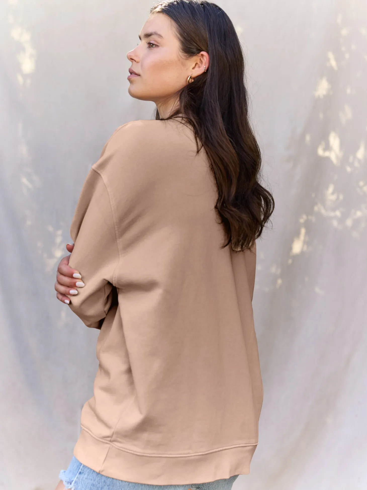 Organic Fleece Oversized Sweatshirt