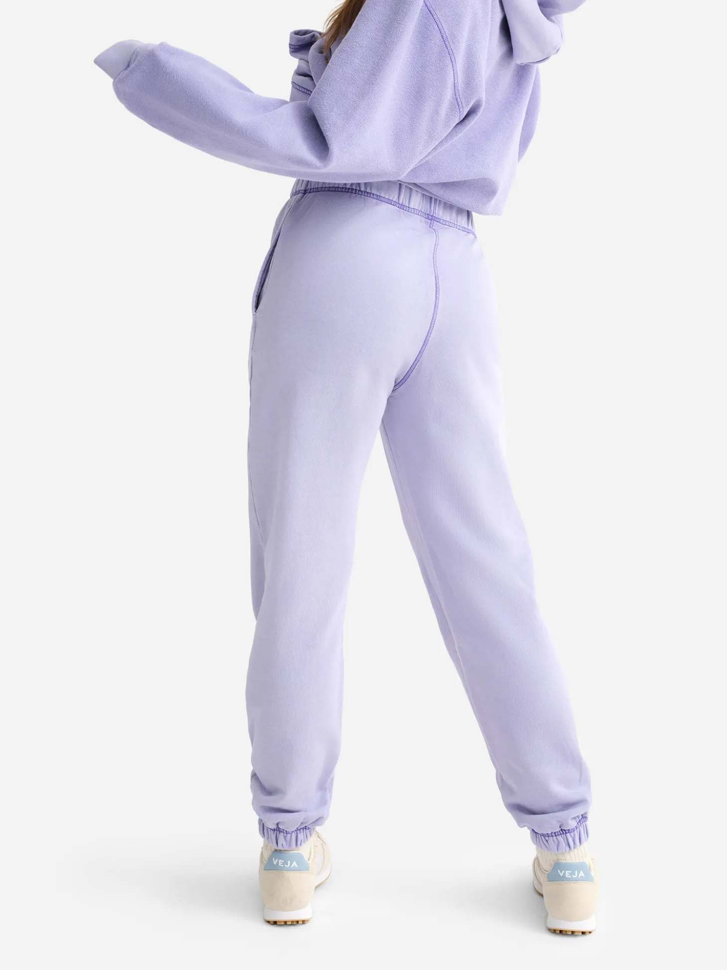 Organic Fleece Relaxed Pocket Contrast Sweatpant