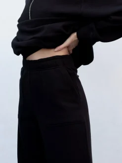 Organic Fleece Wide Leg Pant