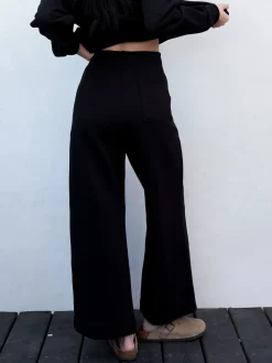 Organic Fleece Wide Leg Pant