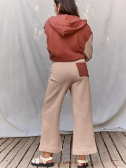 Organic Fleece Wide Leg Pant