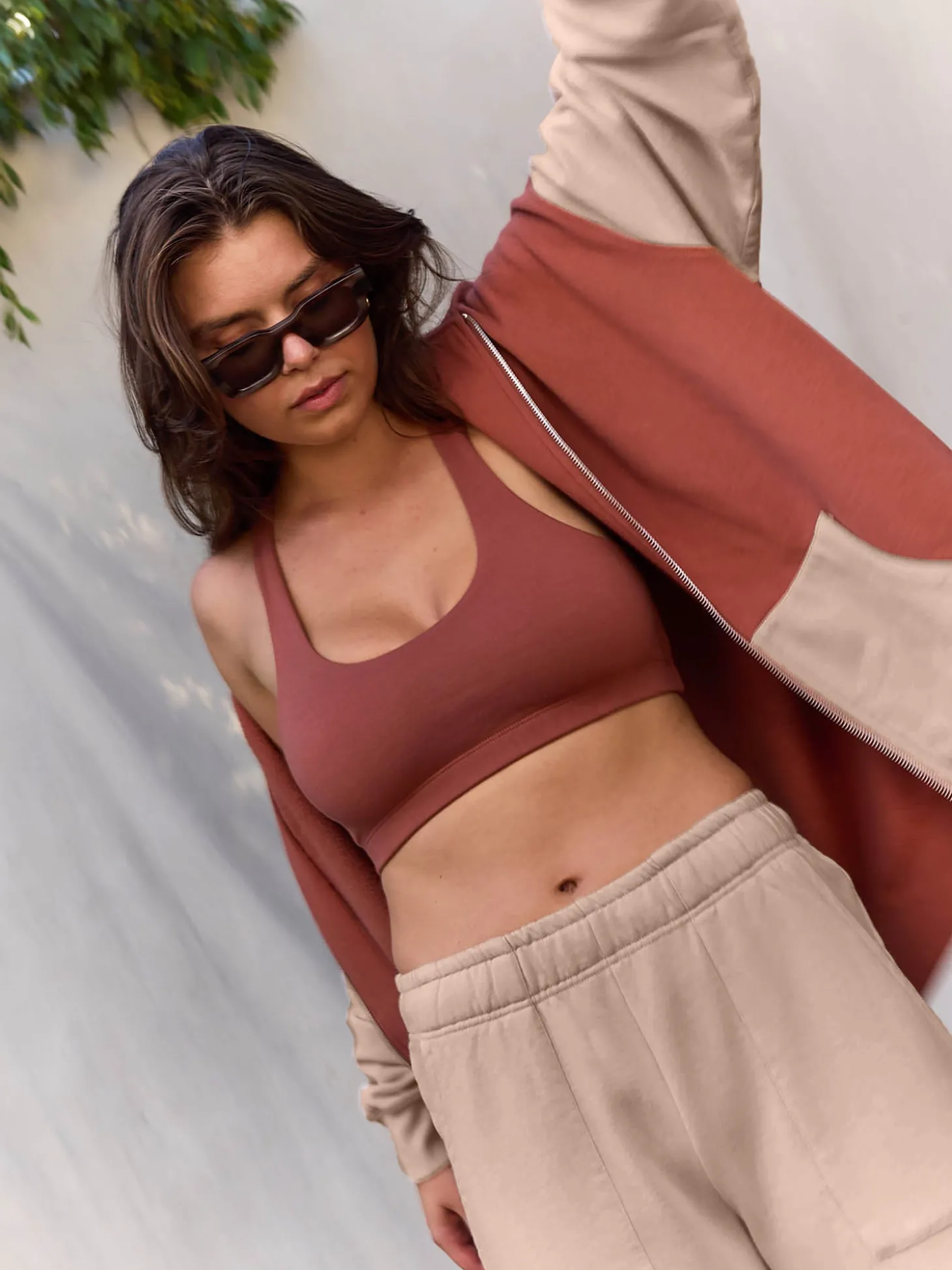 Organic Fleece Wide Leg Pant