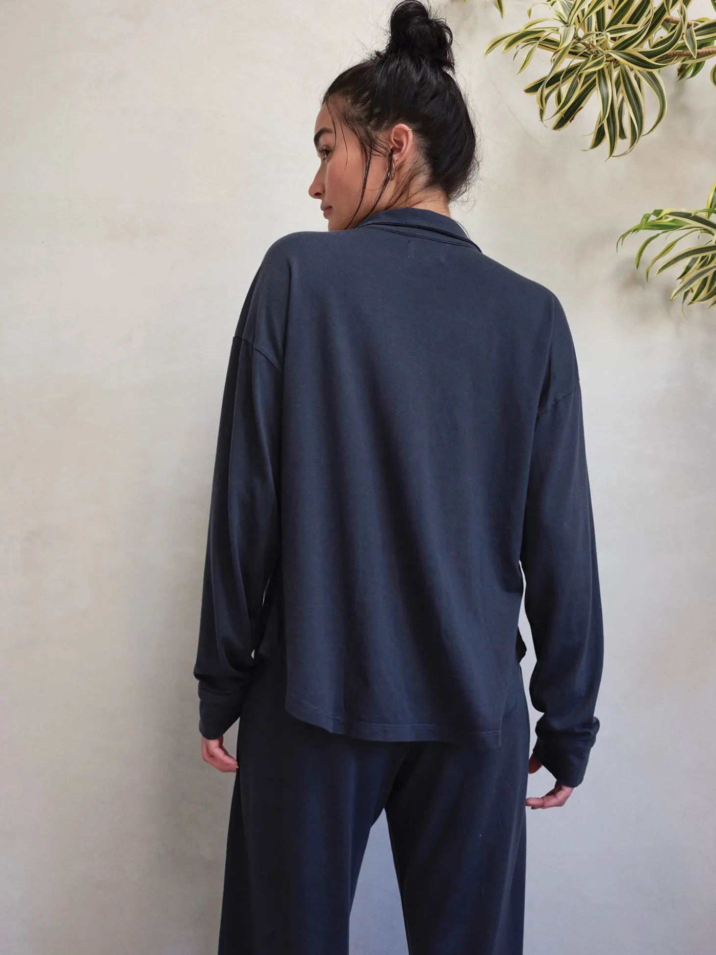 Tencel Button Down Sleep Shirt