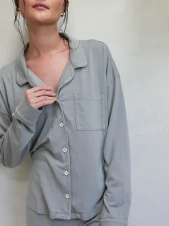 Tencel Button Down Sleep Shirt