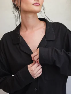 Tencel Button Down Sleep Shirt