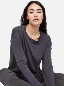 Tencel Long Sleeve Sleep Tee