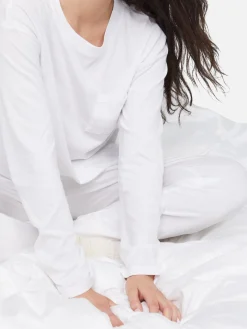 Tencel Long Sleeve Sleep Tee