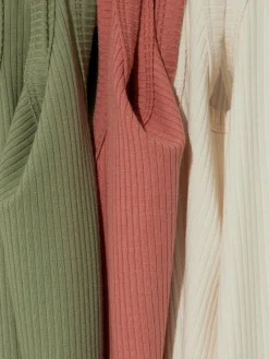 Tencel Rib Crop V-Tank