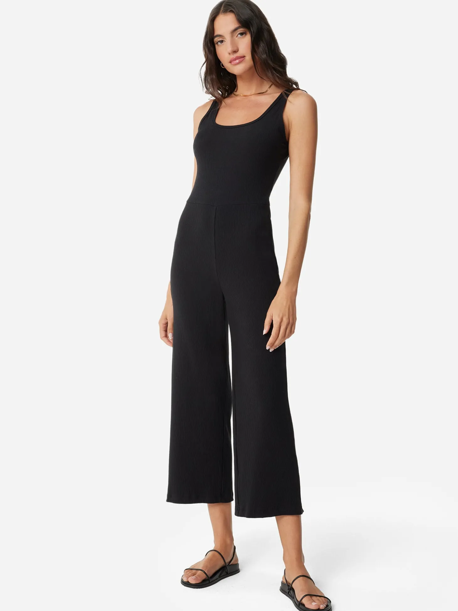 Tencel Rib Jumpsuit